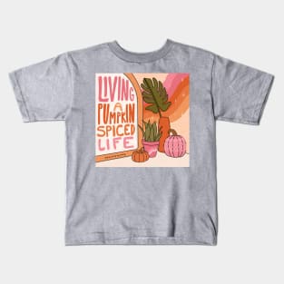 Pumpkin Spice Life Kids T-Shirt